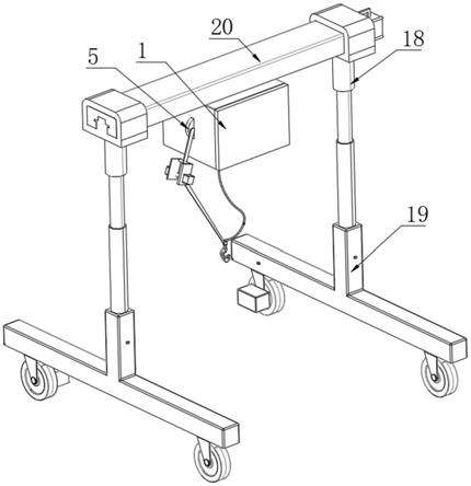 一种悬吊式减震型标本转运设备的制作方法