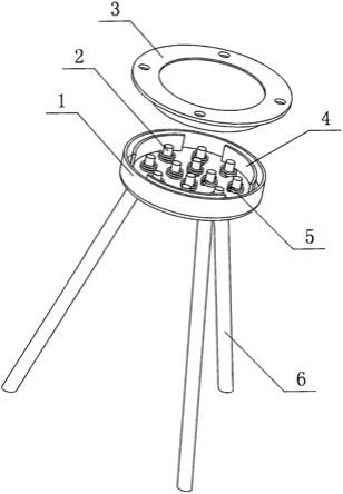 一种矿山测量全站仪减震底座的制作方法