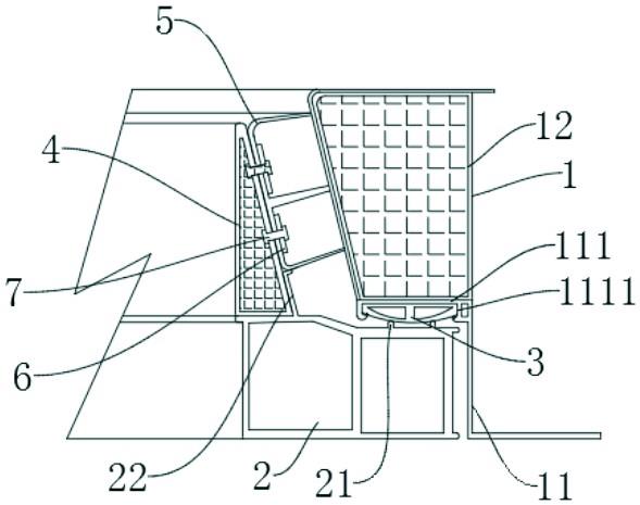 一种冷藏车双重密封门的密封结构的制作方法