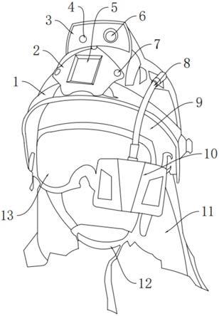 一种基于5G智能的双光消防头盔的制作方法