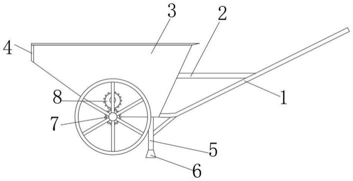 一种建筑工地施工用混凝土推车的制作方法