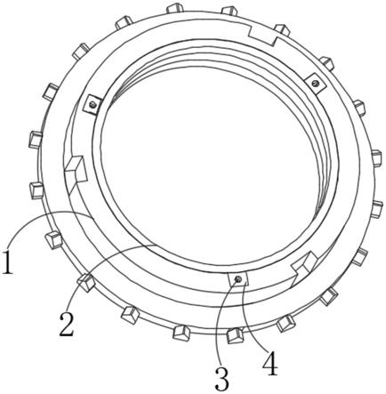 一种围绕汽车同步器齿环的制作方法