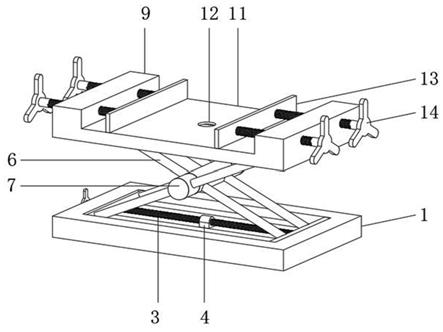 一种机床床身铸造模具搭载结构的制作方法