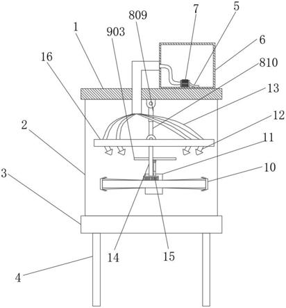 一种建筑模板用清洗装置的制作方法