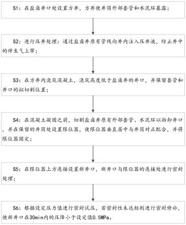 一种伴生气型盐卤井水泥环失效井口控制工艺的制作方法