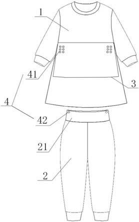 一种防寒的儿童睡衣