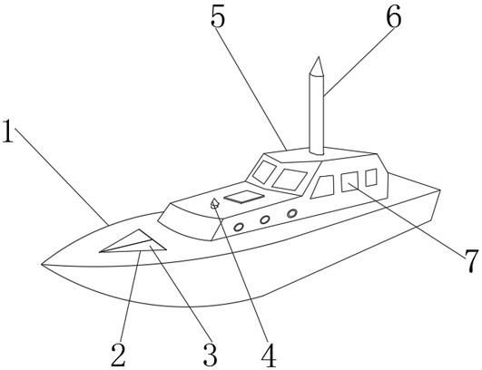 一种具有抗浪涌的新型水面巡逻艇装置