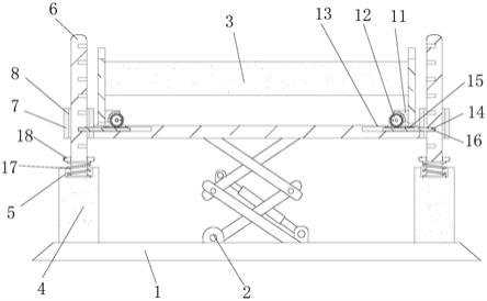 一种建筑工程用具有防偏移功能的升降台的制作方法