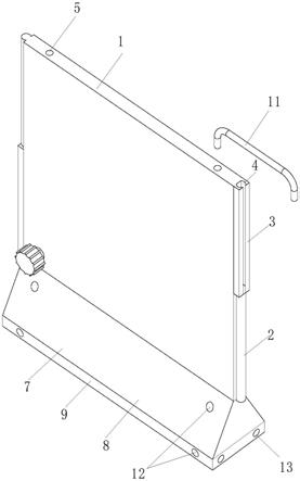 一种用于校区建设的施工围栏装置的制作方法