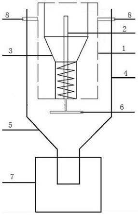 一种粉体包装机下料装置及粉体包装机的制作方法