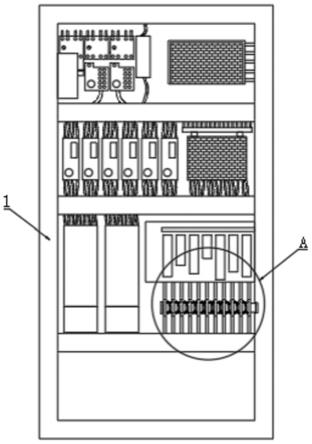 一种具有内置束线整理机构的电气柜的制作方法