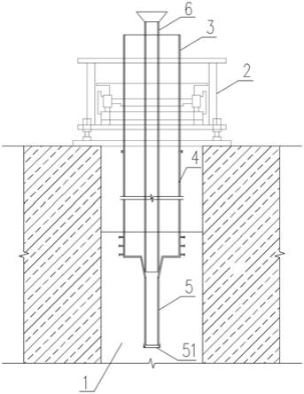一种封底式钢管柱与抗拔桩混凝土连续浇筑结构的制作方法
