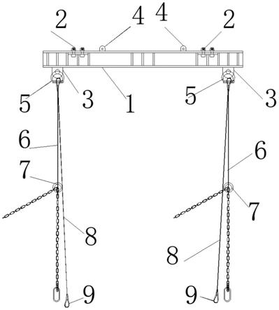 一种外挂式塔吊基础钢梁焊接时临时固定装置的制作方法