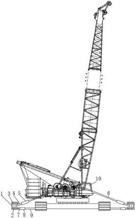 风电设备履带吊防风抗翻保护器的制作方法