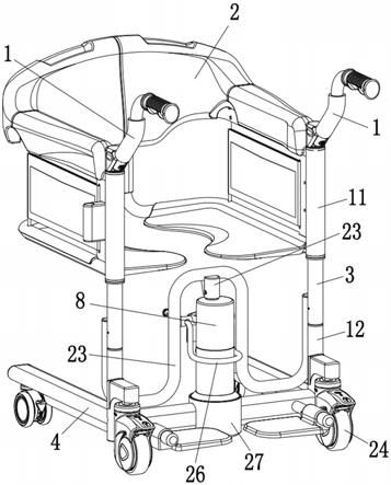 升降椅的结构原理图图片