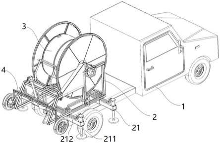 一种车载卷盘喷灌机的制作方法