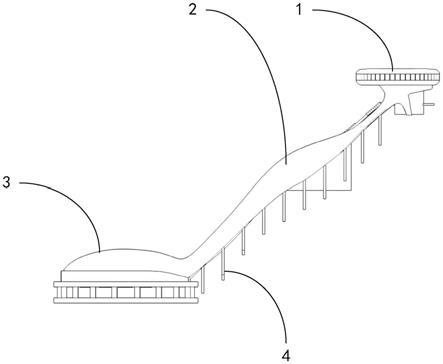 一种跳台滑雪运动使用的跳台结构的制作方法