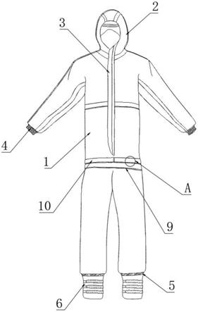 防护服简笔画 全身图片