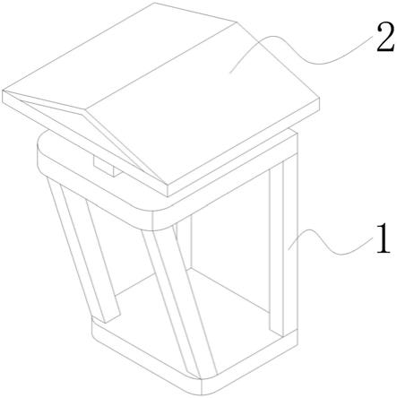 一种基于收割机顶棚用隔热装置的制作方法