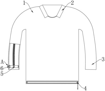 一种穿戴式连续性血压监测服的制作方法