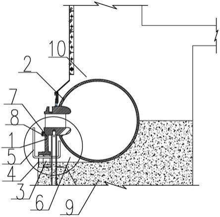 一种水轮机蜗壳阴角回填灌浆辅助结构的制作方法