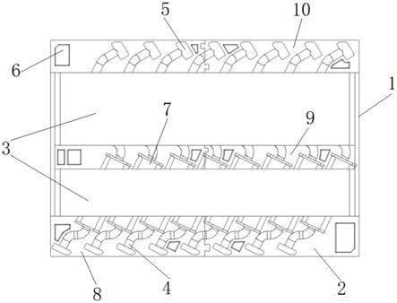 汽车消声器定位包装结构的制作方法
