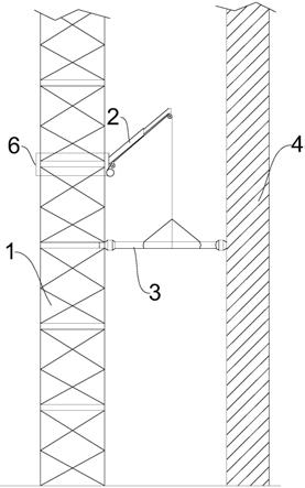 塔吊附墙预埋件示意图图片