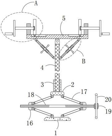 建筑施工结构改造模板支撑装置的制作方法