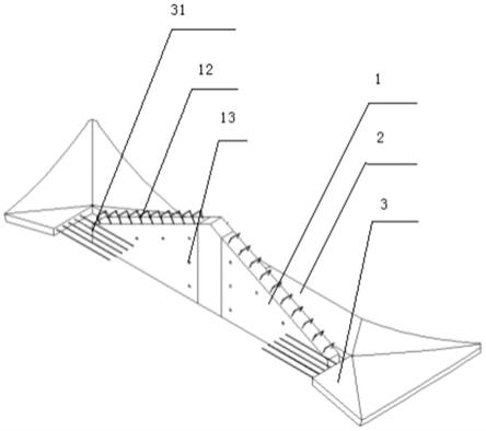 一种预制古建山墙翘角的制作方法