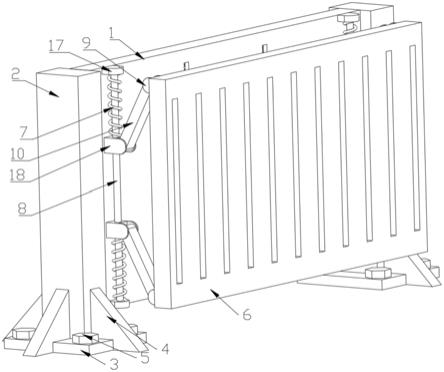 一种道路桥梁护栏端部防撞缓冲装置的制作方法