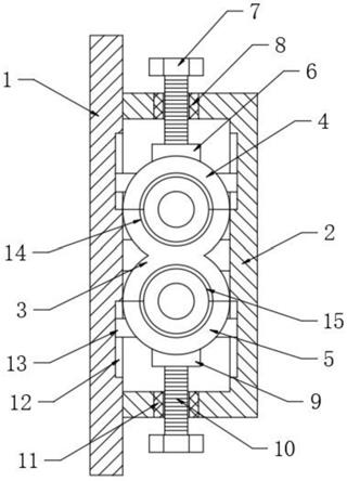 一种建筑用给排水暖通固定安装结构的制作方法