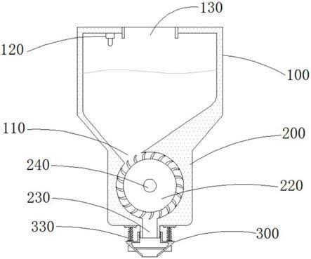 一种布料斗布料口辅助布料装置的制作方法