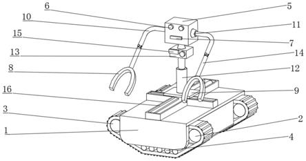 一种履带式电力巡检机器人的制作方法