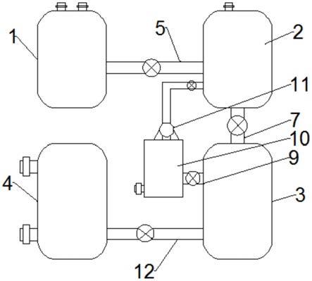 一种连续化生产6,6-二甲基-4-炔-2-烯氯代庚烷的系统的制作方法