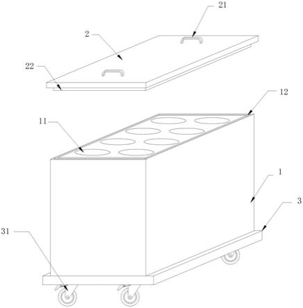 具有α、β、x射线的固体废弃物的钨合金多重防护装置的制作方法