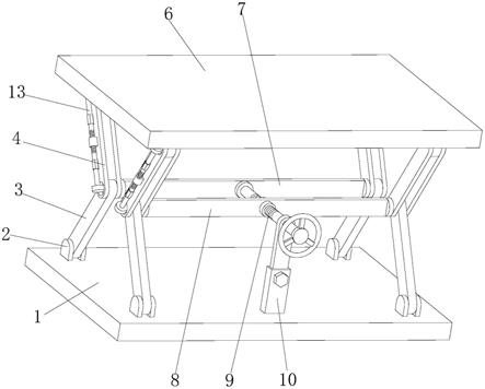 一种高度可调的建筑设计用绘图设备的制作方法