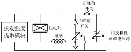 自适应电压源同步开关阻尼压电振动控制电路的制作方法