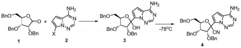 一种4-氨基吡咯并[2,1-f][1,2,4]三嗪的制备方法与流程