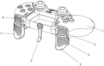 PS5游戏手柄延长键的制作方法