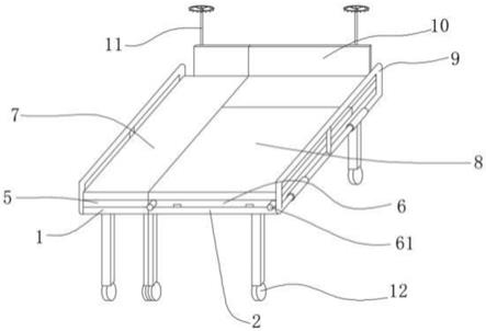 一种医用转运床的制作方法