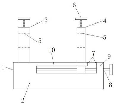 一种滚轴筛滚轮打磨处理夹持装置的制作方法