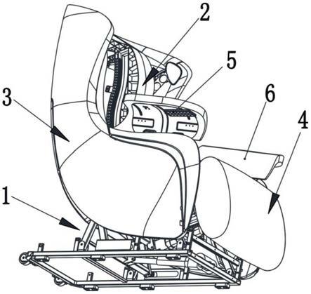 按摩椅内部机械结构图图片