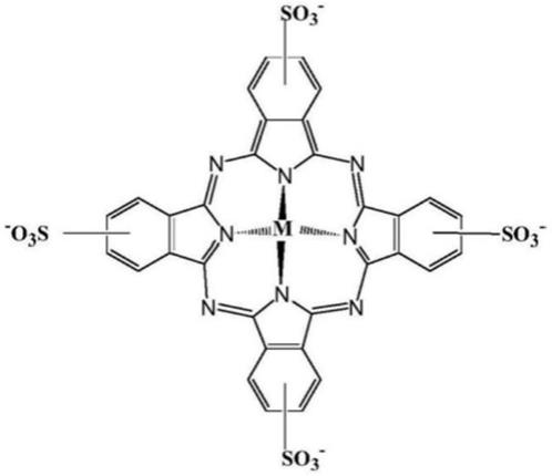 以三正辛基氧化膦为溶剂合成磺基金属酞菁化合物的方法