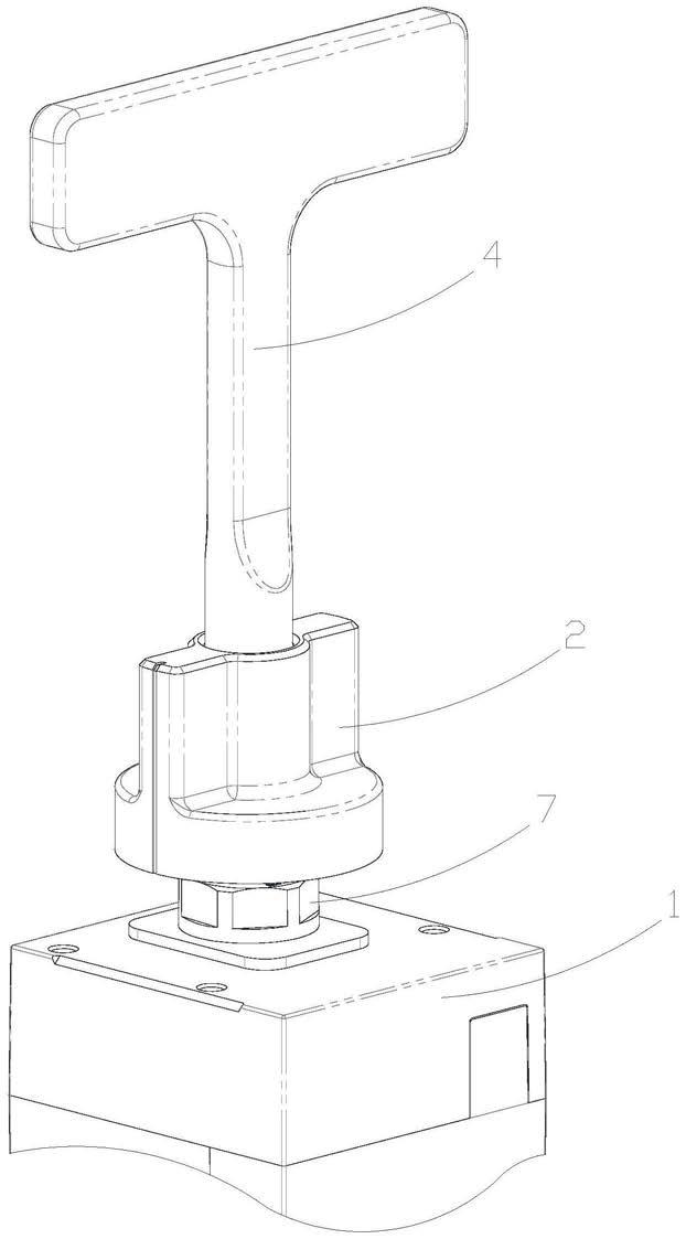 一种操作手柄结构及隔离开关的制作方法