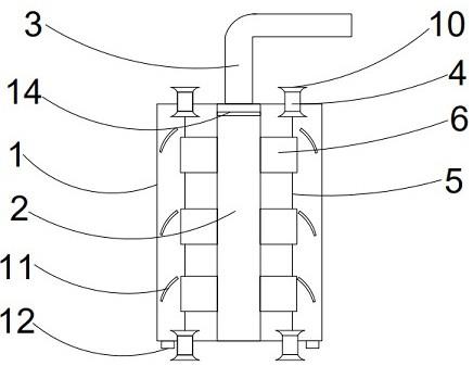 丙纶高强丝生产用丝束冷却装置的制作方法
