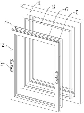 一种防尘防盗便于安装可拆卸纱窗组件的制作方法