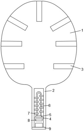 一种可计数的乒乓球拍的制作方法