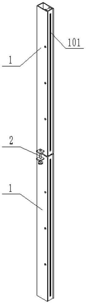 一种建筑室内墙体验收装置