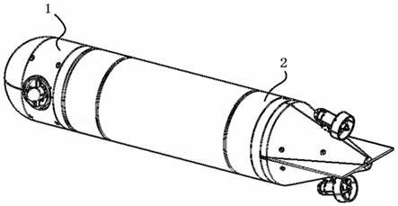 AUV用360度回转合成推进机构