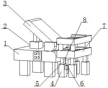 一种医疗设备塑料制品加工用下料装置的制作方法